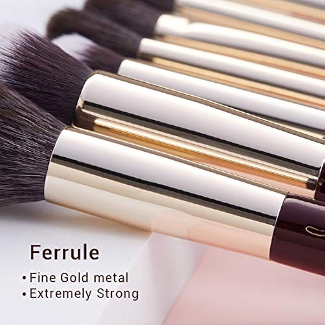 Jessup 25PCS Professional Makeup Brushes Set – Natural Hair Tools
