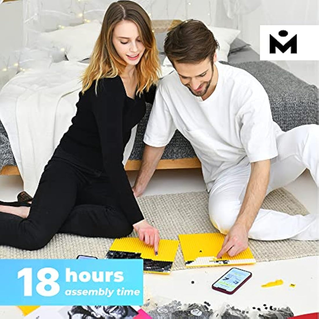 MOZABRICK Photo Builder Model M – DIY Pixel Art Mosaic Brick Set