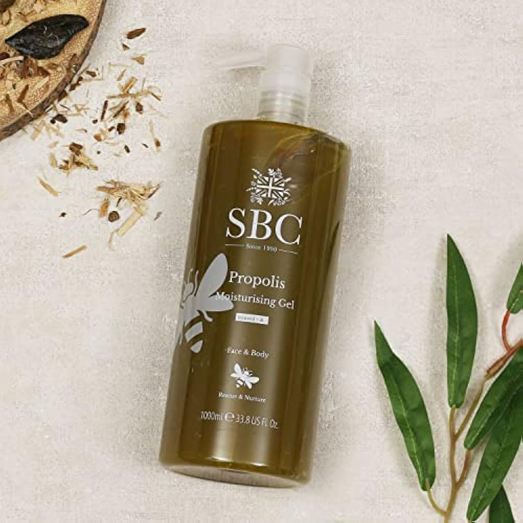 SBC Skincare Propolis Moisturising Gel – 1000ml Soothing Face & Body