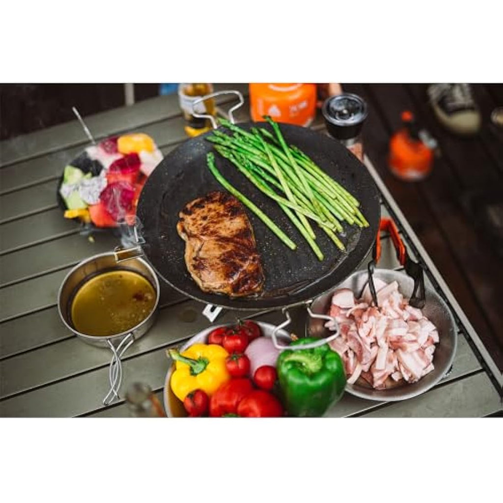 Fire-Maple Nonstick Camping Griddle Plate – 31cm Aluminum Grill Pan