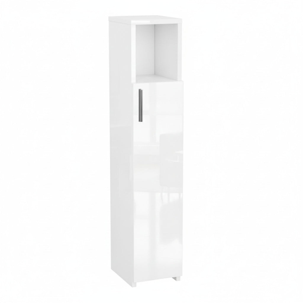 ComfortCove Slim Bathroom Cabinet, Tall Bathroom Cabinet, Gloss White - image 4