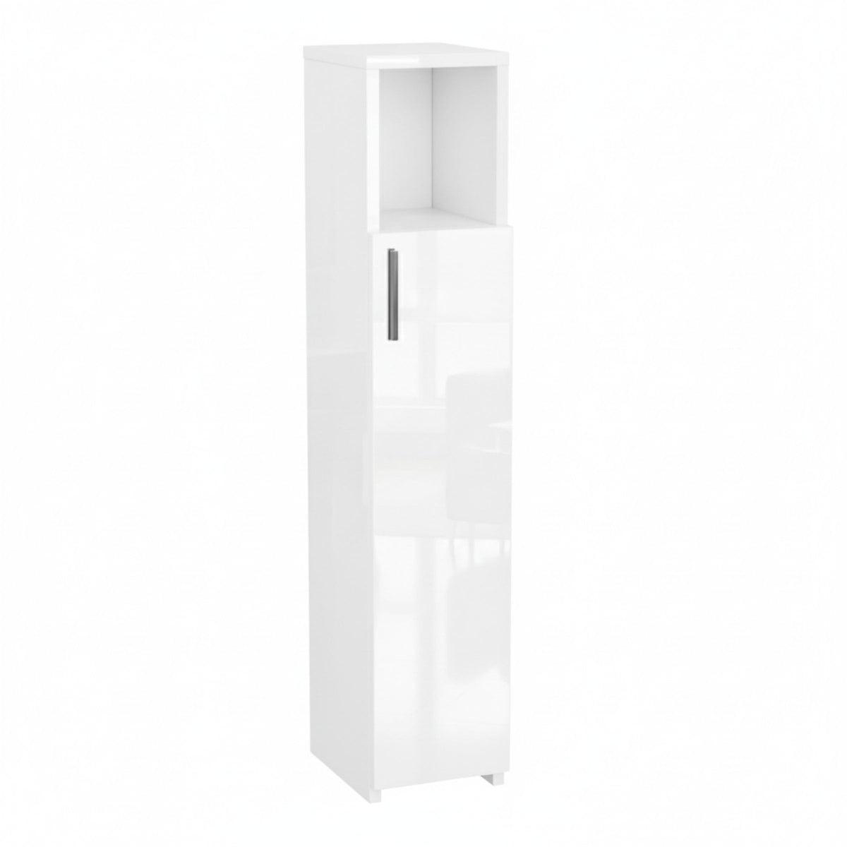 ComfortCove Slim Bathroom Cabinet, Tall Bathroom Cabinet, Gloss White - image 4
