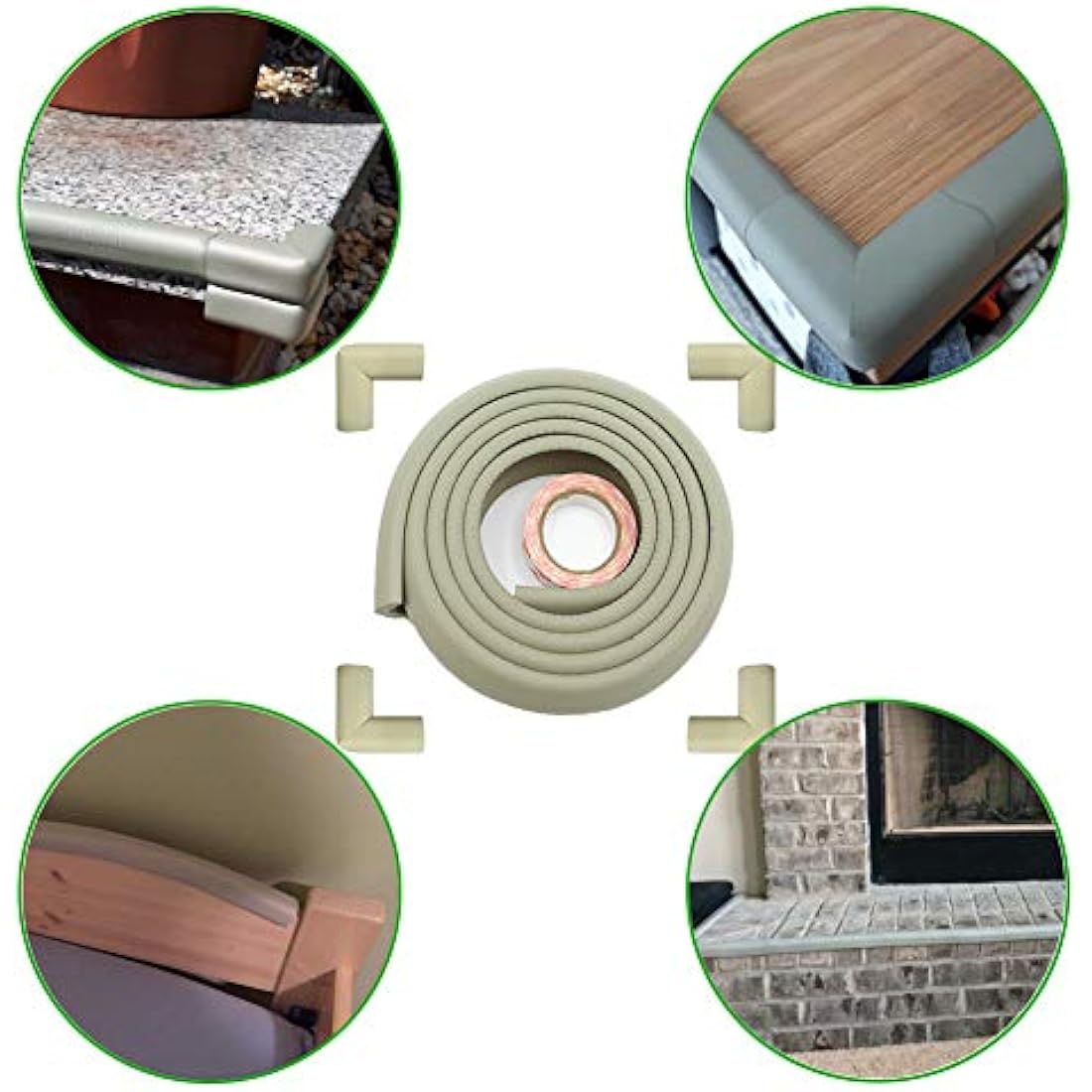 Baby Safety Edge & Corner Guards – High-Density Foam