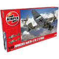 Airfix Junkers JU87B-2/R-2 Stuka Model Kit – 1:48 Scale Plastic Plane