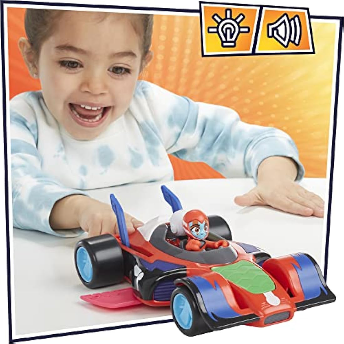 PJ Masks Animal Power Flash Cruiser Toy Vehicle with Lights and Sounds