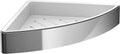 Emco Loft Corner Sponge Basket with Plastic Insert - Chrome/White