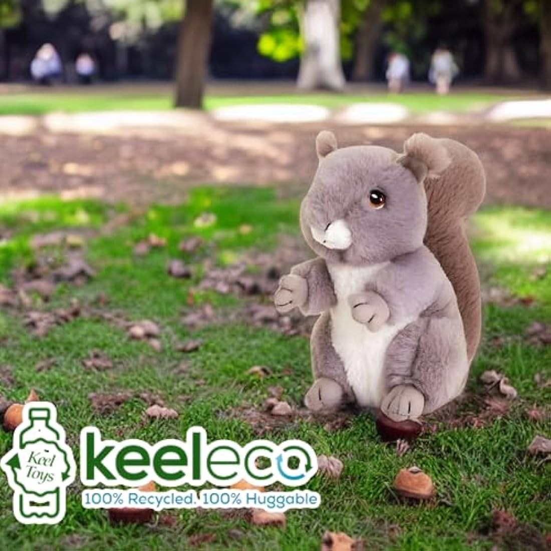 Deluxe Paws Squirrel Plush – 100% Recycled Eco-Friendly Soft Toy