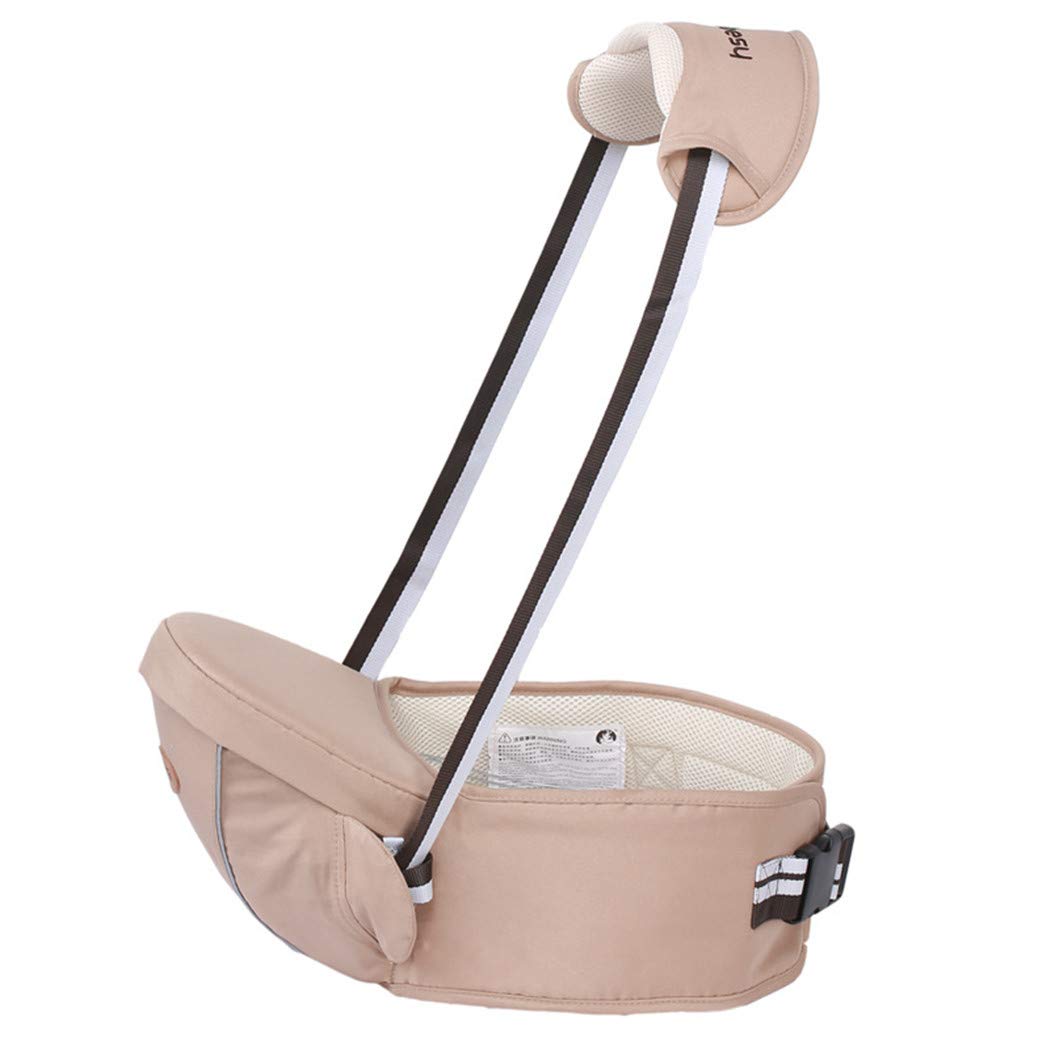 Jolof Store Ergonomic Hipseat Baby Carrier – Adjustable Waist Stool, Khaki