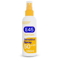 E45 Sun Body Cream Spray SPF 50+ | Hydrating Sunscreen for Sensitive Skin