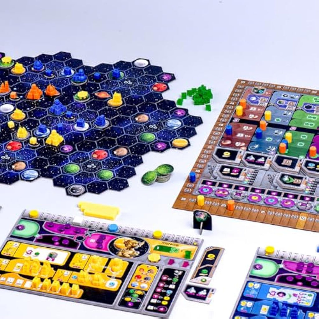 Gaia Project – Feuerland Spiele Strategie Brettspiel (Deutsch)