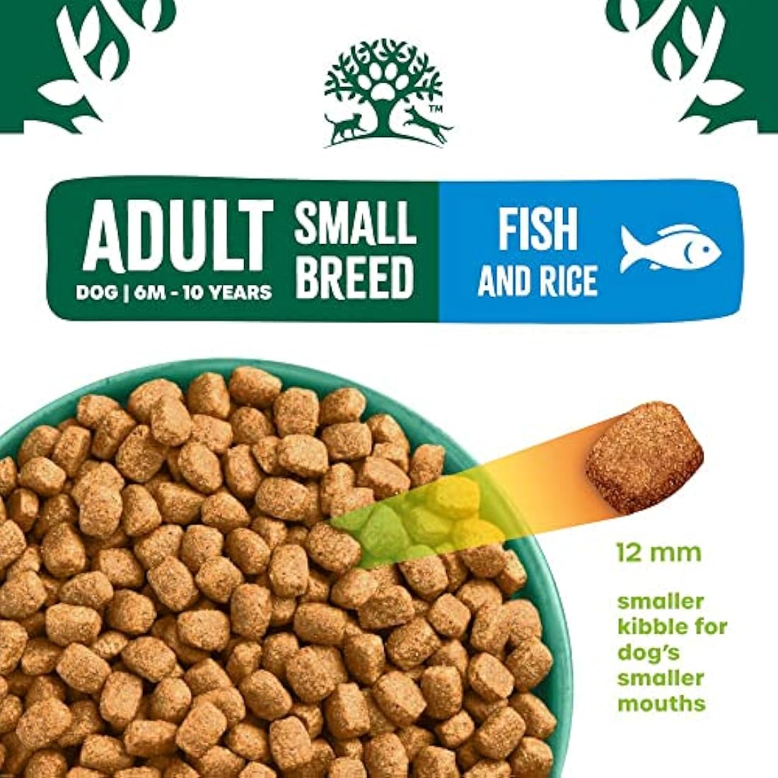 James Wellbeloved Small Breed Adult Dog Food - Fish & Rice, 7.5kg