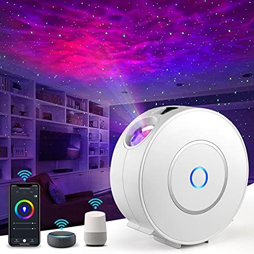 Immver Smart WiFi Galaxy Star Projector – RGB LED Nebula Night Light