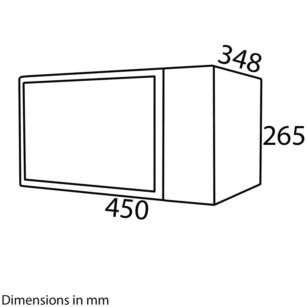 SIA FAM21WH 20L Freestanding White Microwave - 700W Analogue Dials