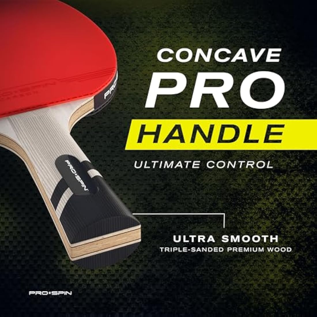 PRO SPIN Carbon Fibre Table Tennis Racket – Professional Ping Pong Bat