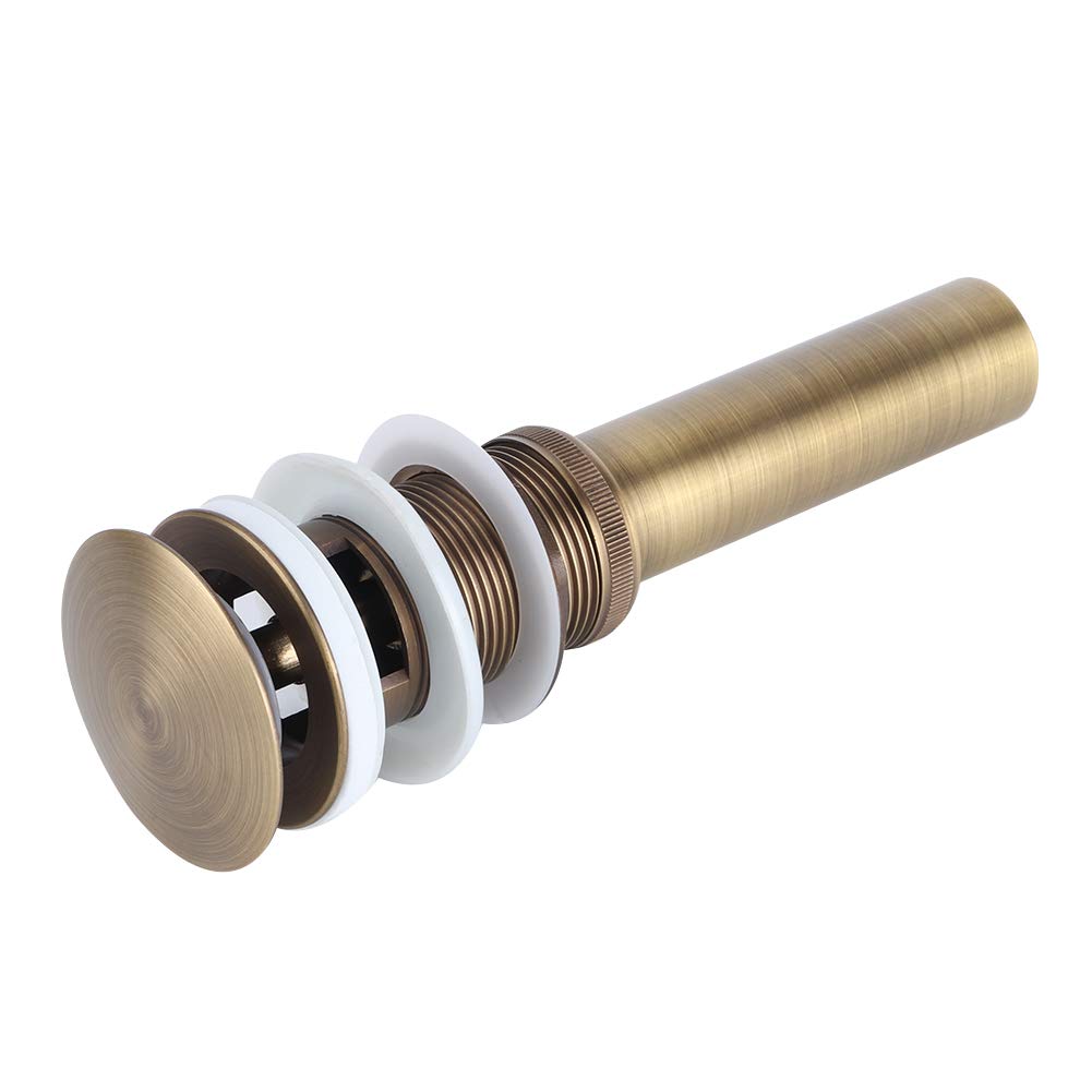 Basin Drain Stopper 40 to 45mm Mounting Hole Popup Drain for Sink Drains - image 4