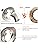 Allesgute 6-Pack Dimmable LED Downlights | Brushed Chrome Swivel GU10