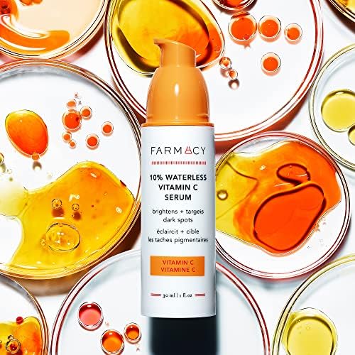 Farmacy 10% Vitamin C Face Serum – Waterless Dark Spot Remover (30ml)