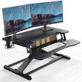 PUTORSEN 37" Standing Desk Converter | Dual Tiered Sit-Stand Riser