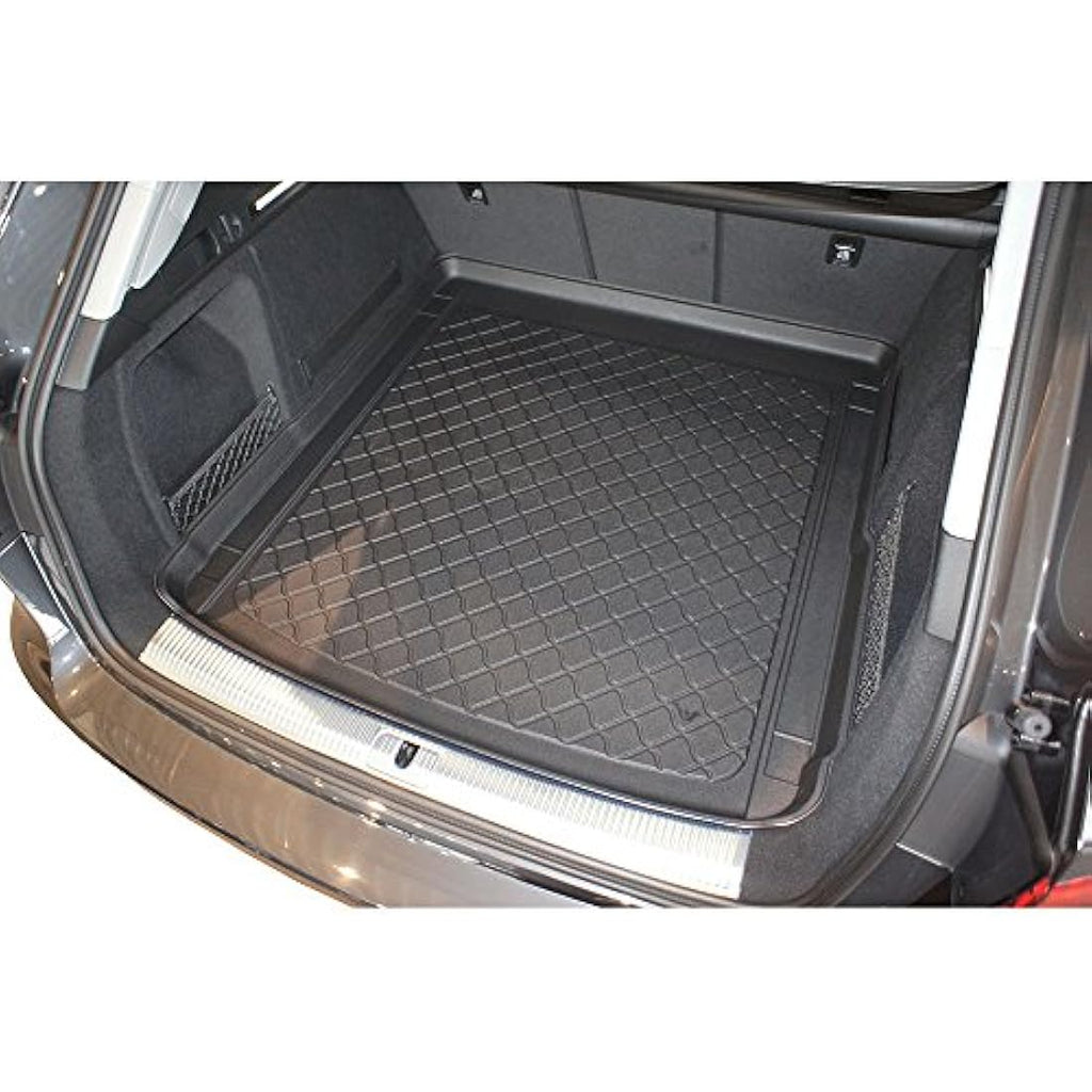 Bootsliners Black Car Boot Liner for Audi A4 B9 Avant Estate 2015-On