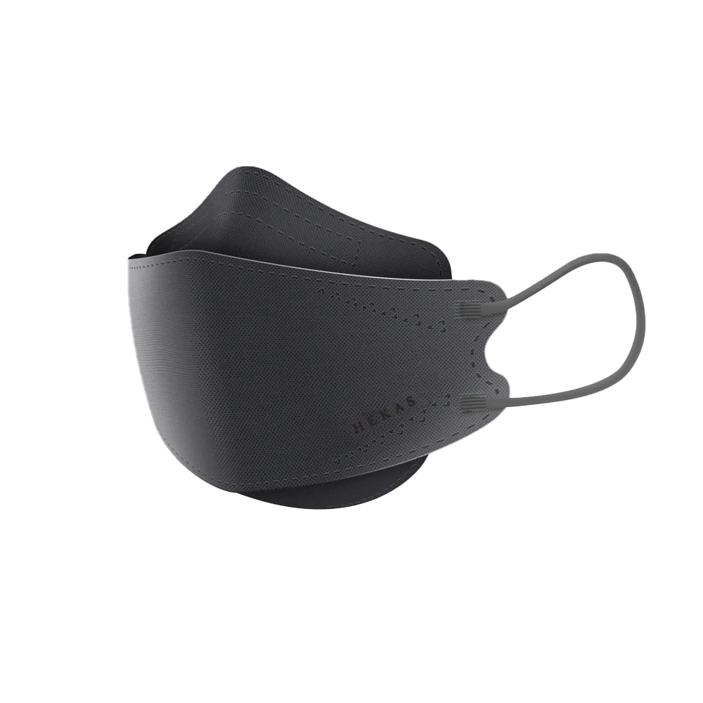 HEKAS FFP2 Cotton Face Masks - 5 Pack Reusable Dust & Cycling Masks