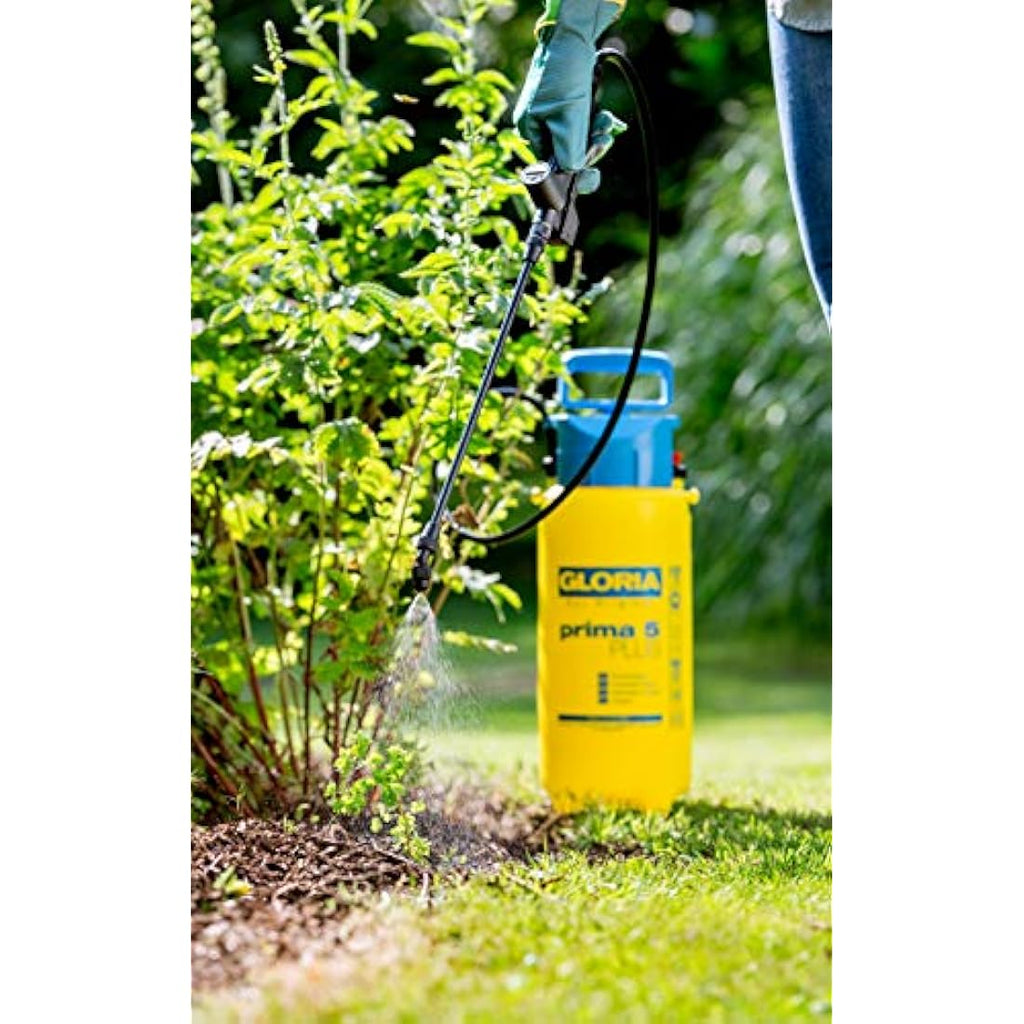 GLORIA Prima 5 PLUS Pressure Sprayer | 5L Acid-Resistant Garden Sprayer