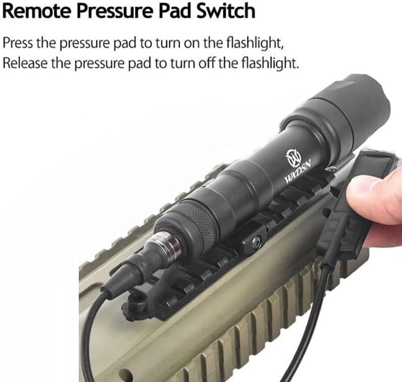 SBGJMY M640C Tactical Flashlight | 800 Lumen LED Torch with Rail Mount