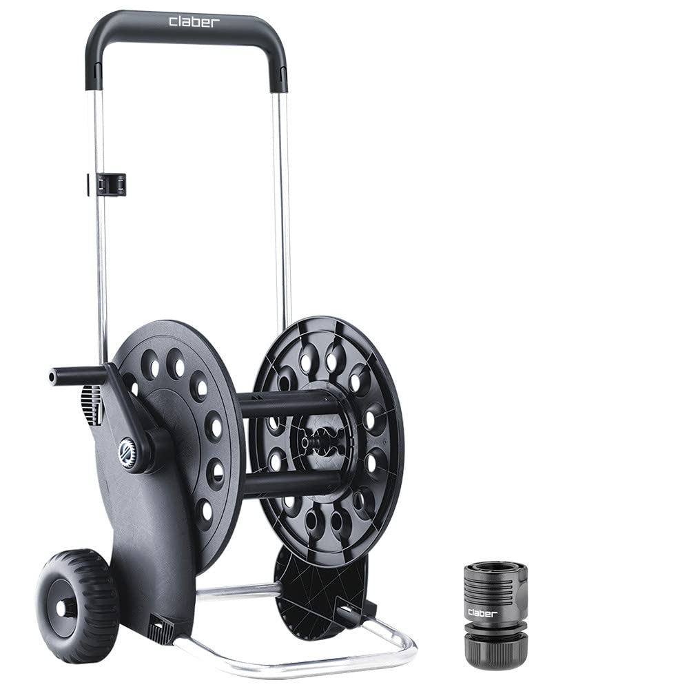 Claber Ecosei Hose Trolley – Durable Aluminium Frame Garden Reel
