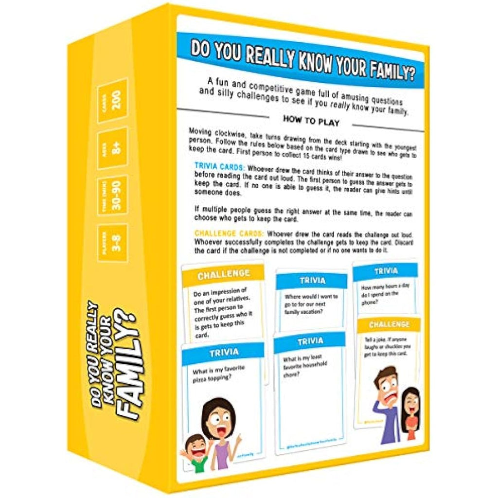 Moose Games Do You Really Know Your Family? Card Game for All Ages