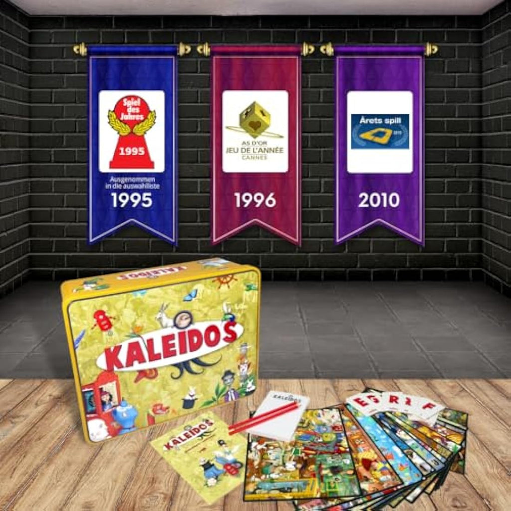Kaleidos Visual Discovery Board Game – Family and Party Game for 2-12 Players