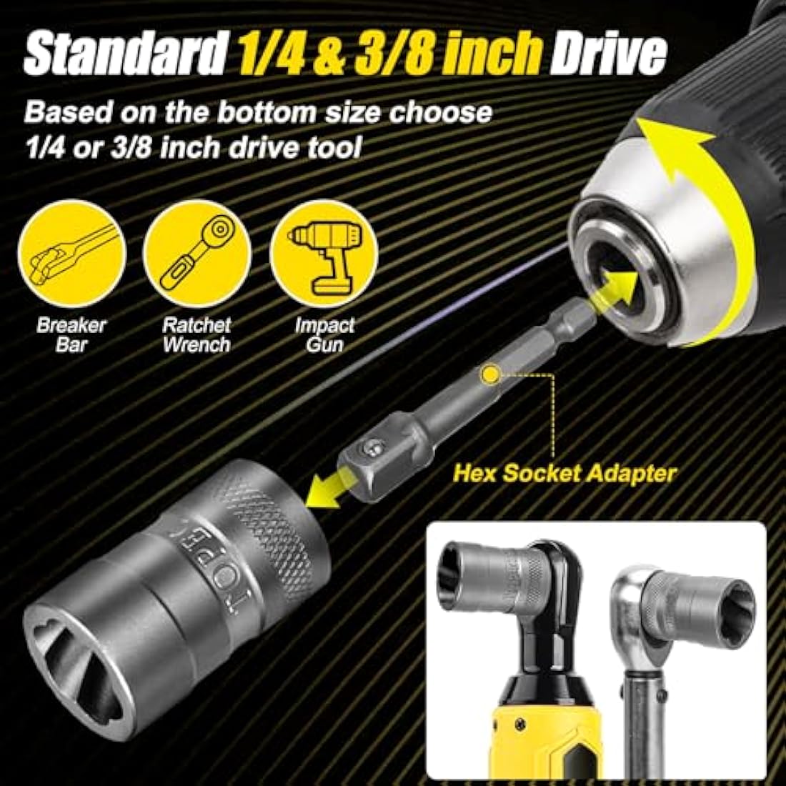 32-Piece Bolt Extractor Set – Extended Impact Nut Remover Kit