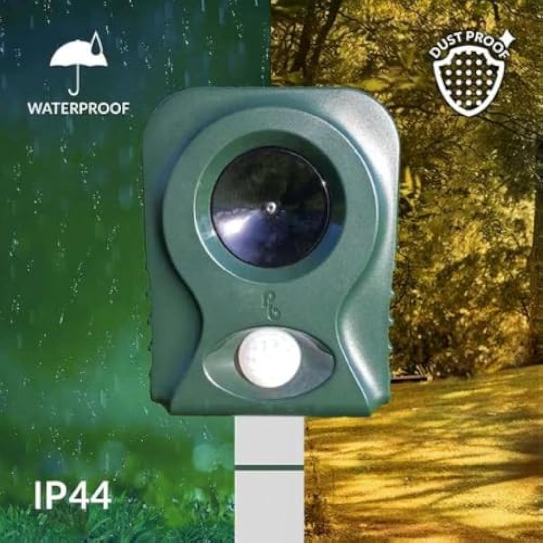 Pestbye V2 Battery Operated Ultrasonic Cat Repellent - Garden Scarer