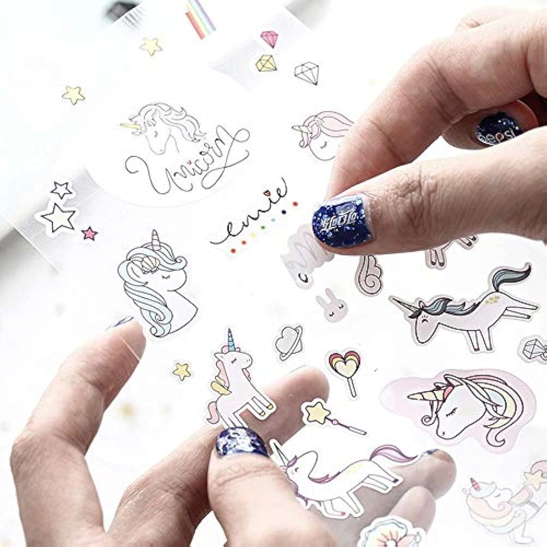 YiRAN Sequin Unicorn Secret Diary for Girls with Magic Pen and Stickers