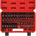 CASOMAN 3/8" Drive Impact Socket Set | 49-Piece SAE & Metric Cr-V Steel