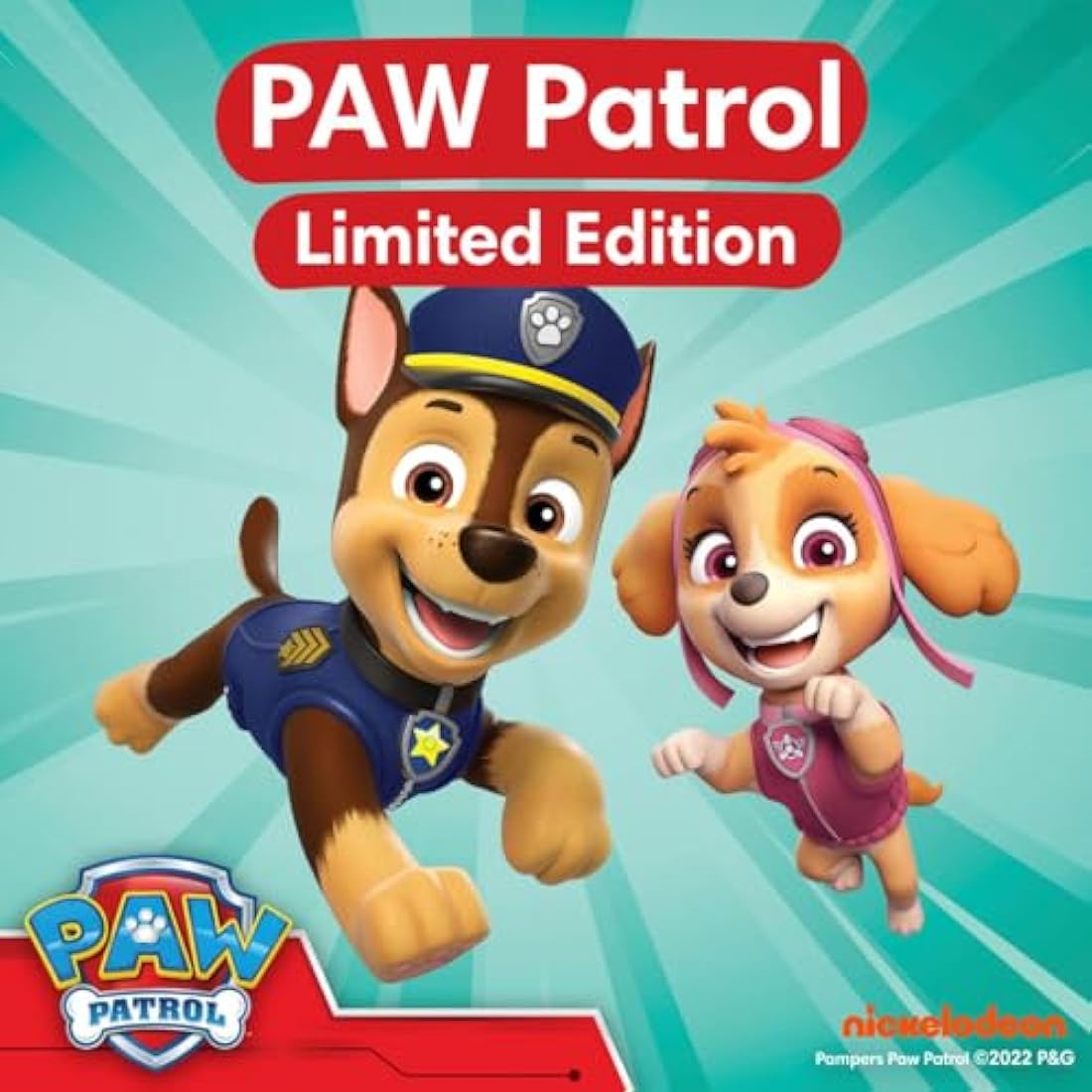 Pampers Baby-Dry Nappy Pants Size 5 | Paw Patrol Edition | 160 Pack