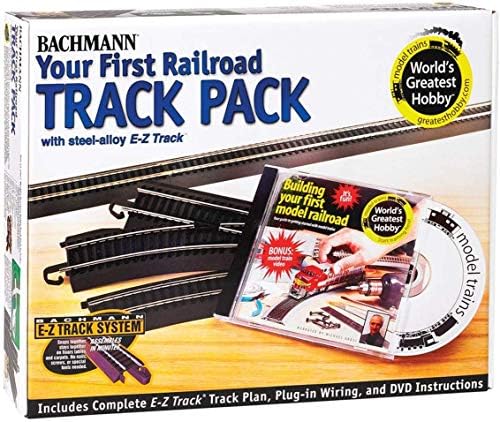 Bachmann HO Scale E-Z Track Pack – Steel Alloy Rail Model Train Set