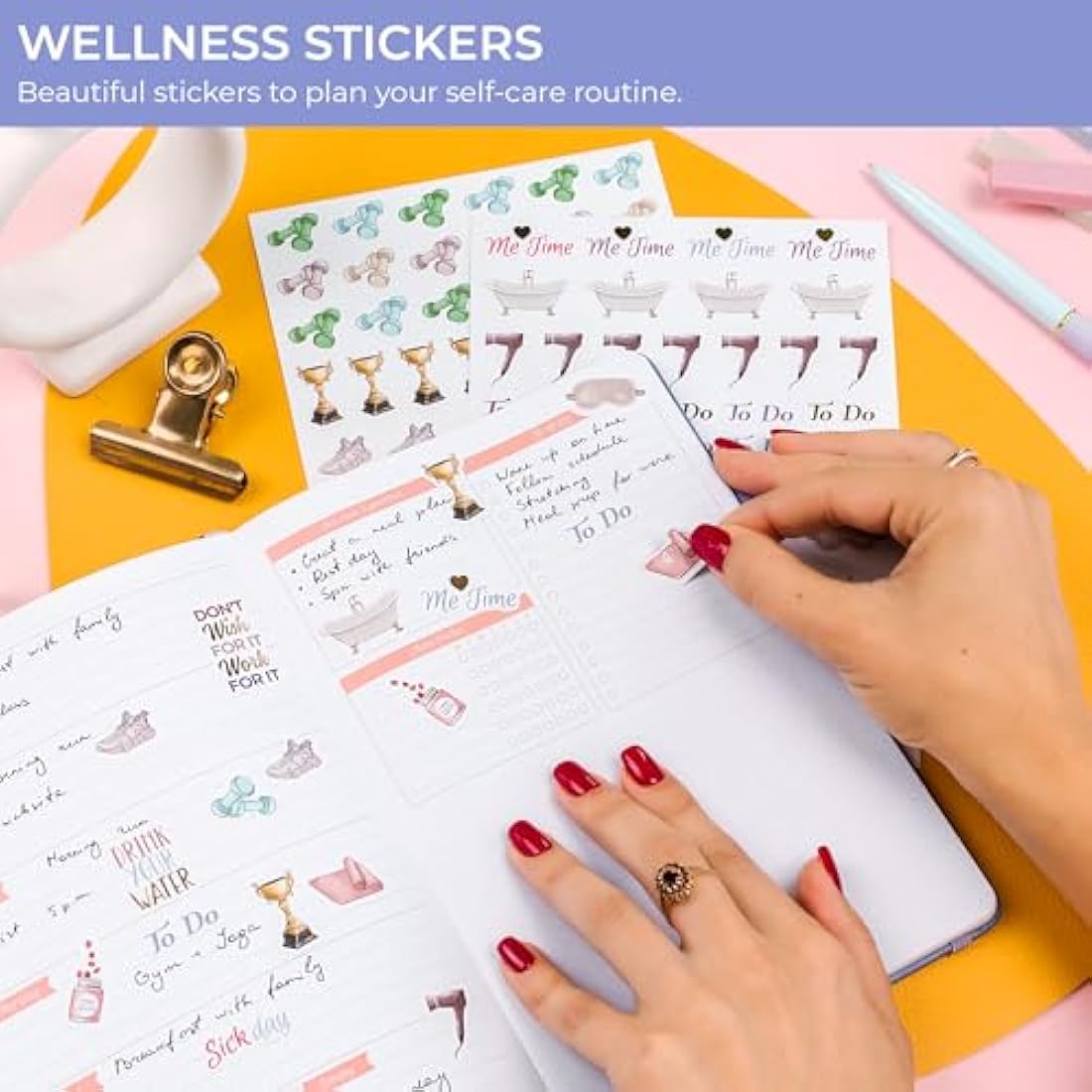 GoGirl Planner Stickers - 850+ Aesthetic Seasonal & Rose Gold Stickers