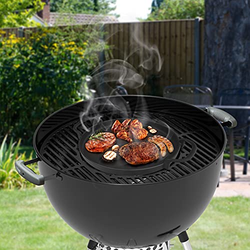 Onlyfire Cast Iron Griddle Pan for Weber 57cm Gourmet BBQ System