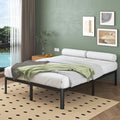 King Size Metal Bed Frame – Heavy Duty Platform with Slats