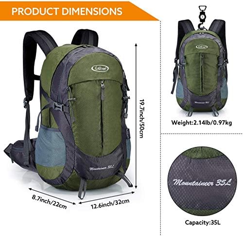 G4Free 35L Waterproof Hiking Backpack | Outdoor Trekking Daypack