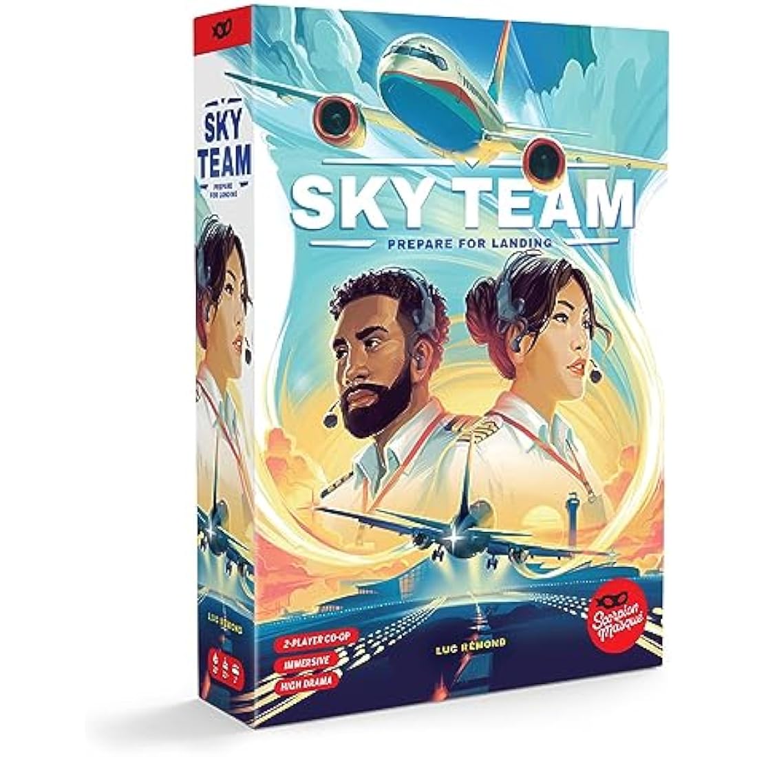Sky Team Board Game by Scorpion Masqué – 2-Player Cooperative Strategy
