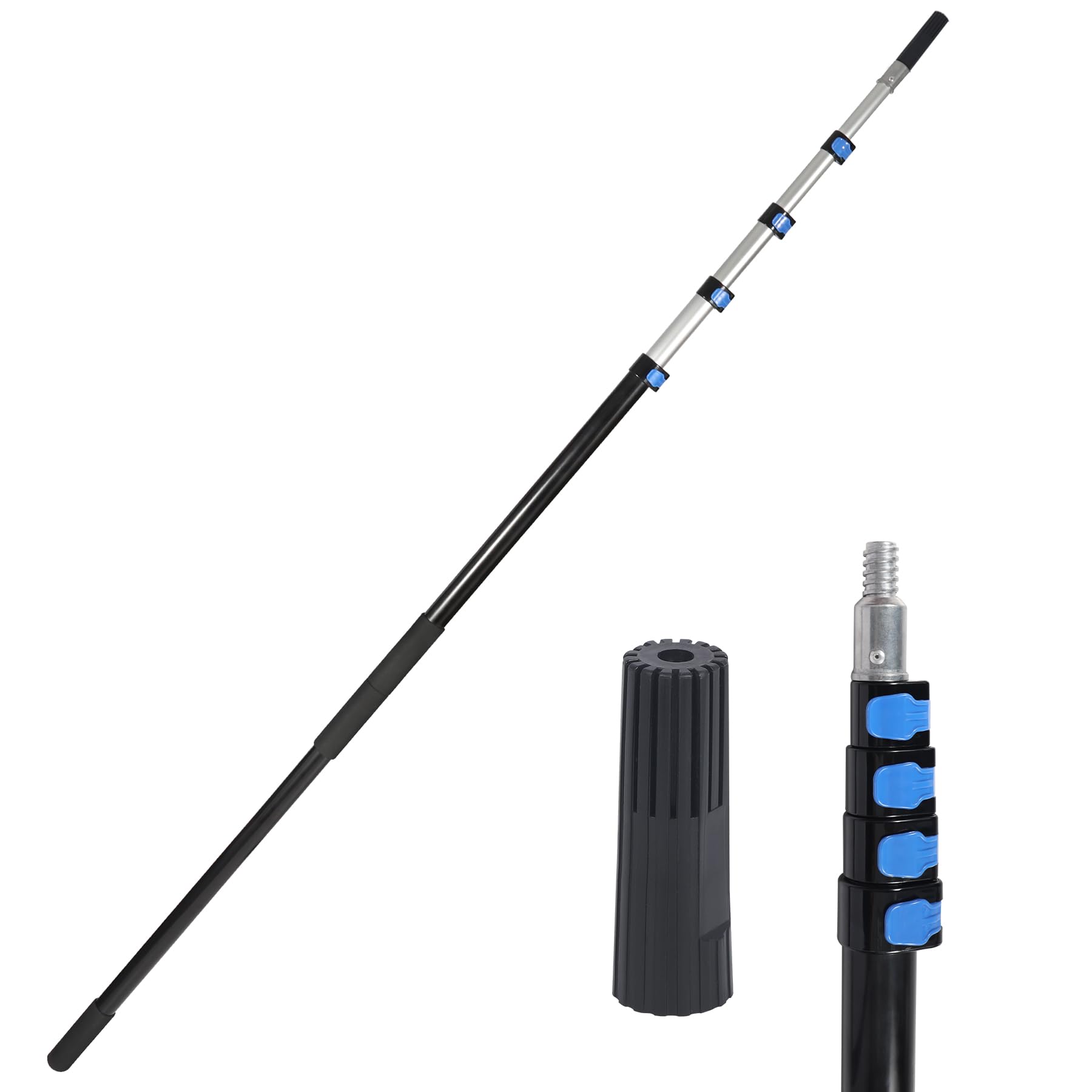 campMax 24ft Extension Pole – Durable Aluminum Telescopic Pole