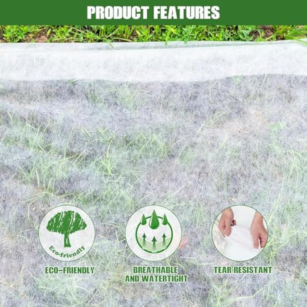 Jolof Store 2x10M Plant Frost Protection Fleece – 30gsm Garden Fabric