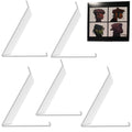 Print It Uk Now Playing Vinyl Record Stand Display Holder 5 Pack - White