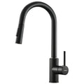 KeeGone Kitchen Sink Mixer Tap | Pull-Out Spray High Arc Black Steel