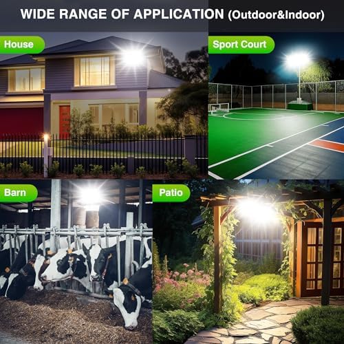 STASUN 150W LED Floodlight – 15000LM IP65 Waterproof Security Light