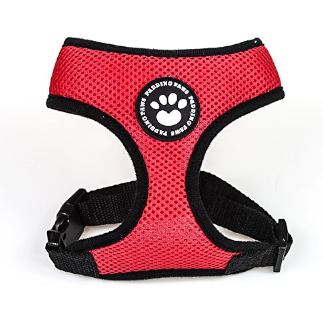 Waterproof Mesh Dog Harness – Adjustable No-Pull Vest, Red
