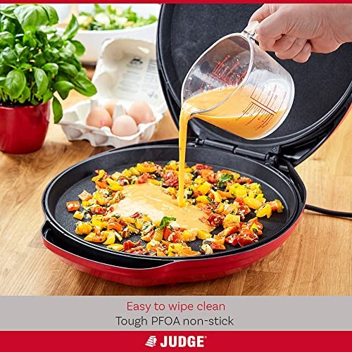 Judge Electric Pizza Oven – 30cm Non-Stick Multicooker and Pancake Maker