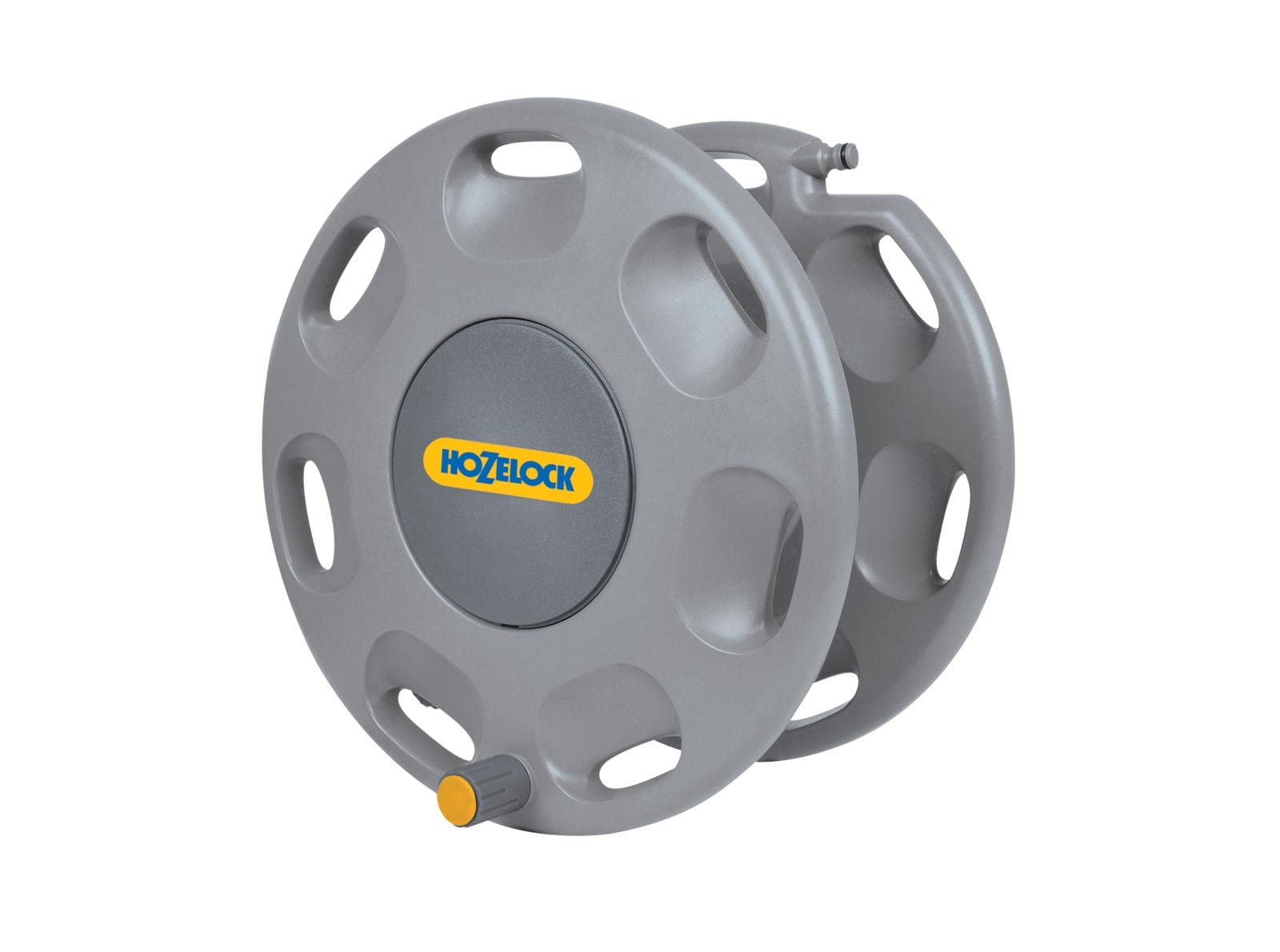 Hozelock Wall-Mounted 60m Hose Reel – Durable Garden Storage Solution