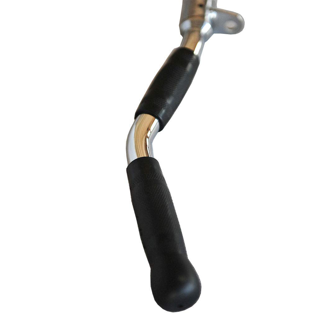 Jolof Store Revolving Straight Bar Cable Attachment with Rubber Grips