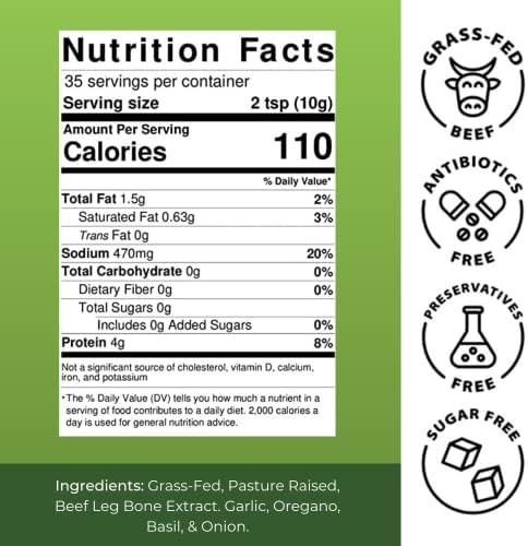 Jolof Store Beef Bone Broth Concentrate – Italian Herb – Grass-Fed